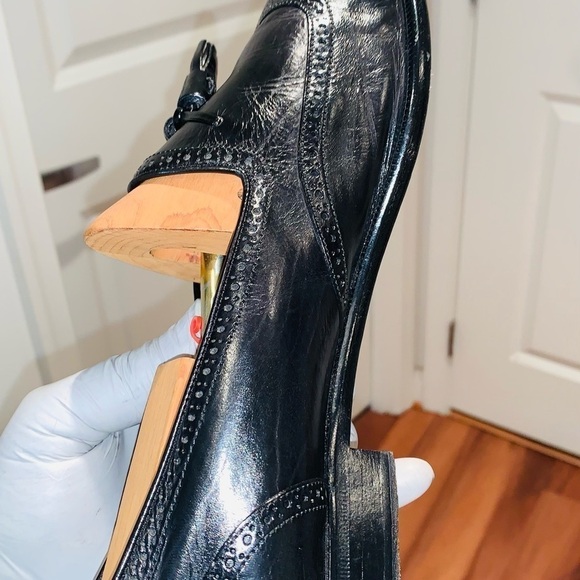 Belmondo Leather Tassel Metalion Loafer. Made in Spain. - Picture 12 of 16